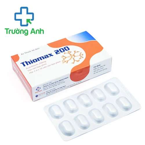 Thiomax 200 - Thuốc điều trị bệnh viêm đa dây thần kinh ngoại biên