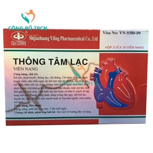 Thông Tâm Lạc - Hỗ trợ điều trị các vấn đề về tim mạch hiệu quả