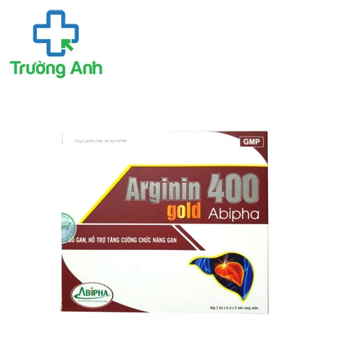 Arginin Gold 400 Abipha - Giúp bổ gan, tăng cường chức năng gan