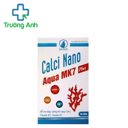 Calcinano Aqua MK7 Plus - Bổ sung Calci, Vitamin k2, Vitamin D3