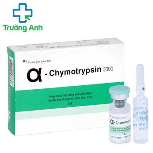 α chymotrypsin 5000 Bidiphar - Thuốc điều trị phù nề hiệu quả