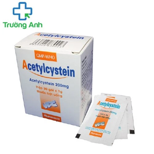 Acetylcystein 200mg VPC - Thuốc điều trị rối loạn tiết dịch phế quản