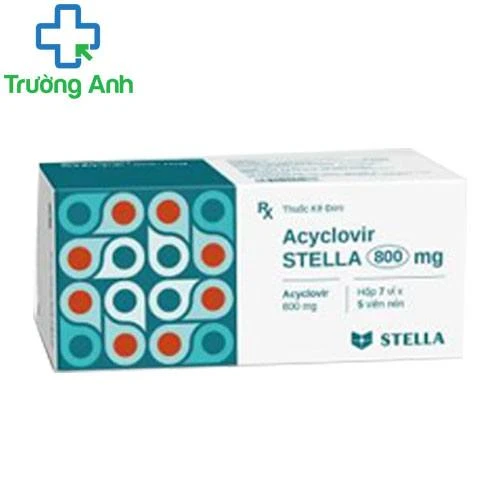 Acyclovir Stella 800mg - Thuốc điều trị bệnh nhiễm virus HSV, VZV