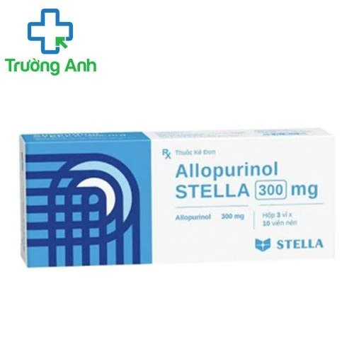 Allopurinol Stella 300mg - Thuốc điều trị sỏi thận hiệu quả