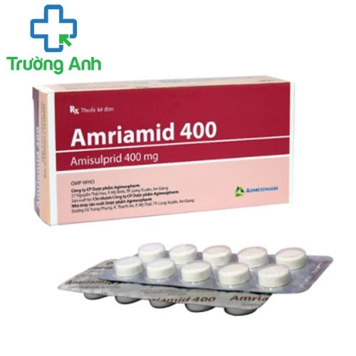 Amriamid 400 Agimexpharm - Thuốc điều trị hoang tưởng, ảo giác
