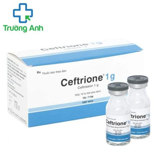 Ceftrione 1g Bidiphar - Thuốc điều trị bệnh nhiễm khuẩn hiệu quả