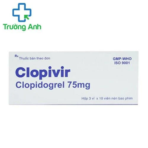 Clopivir - Thuốc làm giảm hay phòng biến cố do xơ vữa động mạch