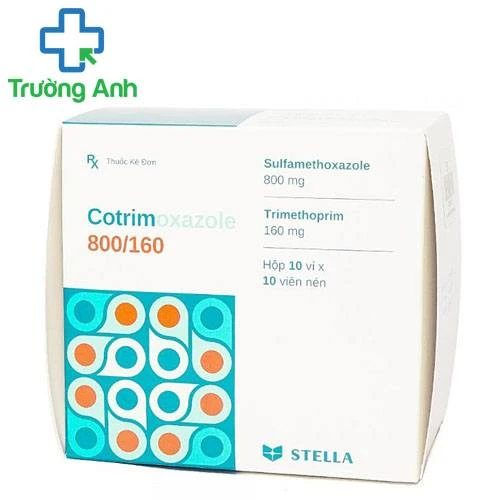 Cotrimoxazole 800/160 Stella - Thuốc điều trị bệnh nhiễm khuẩn