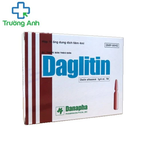Daglitin 1g/4ml Danapha - Điều trị sa sút trí tuệ, suy giảm trí nhớ