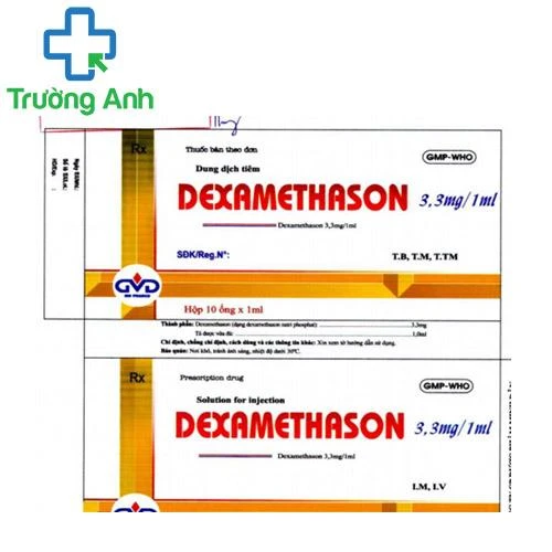 Dexamethason 3,3mg/1ml MD Pharco - Thuốc chống viêm hiệu quả