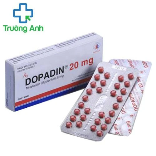 Dopadin 20mg - Thuốc điều trị chóng mặt, đau thắt ngực của Domesco