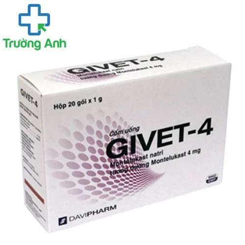 Givet-4 - Thuốc điều trị hen phế quản, viêm mũi dị ứng của Davipharm