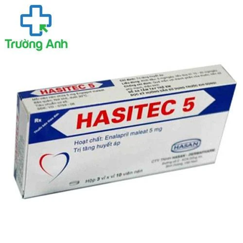 Hasitec 5 - Thuốc điều trị bệnh  suy tim, tăng huyết áp hiệu quả