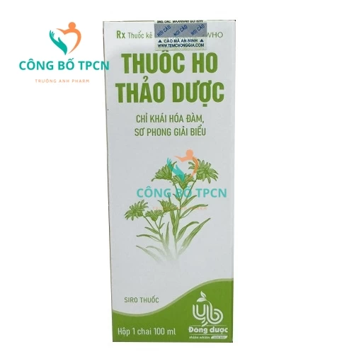 Thuốc ho thảo dược YPharco - Hỗ trợ điều trị viêm phế quản hiệu quả