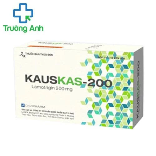 Kauskas-200 - Thuốc điều trị động kinh, rối loạn lưỡng cực hiệu quả