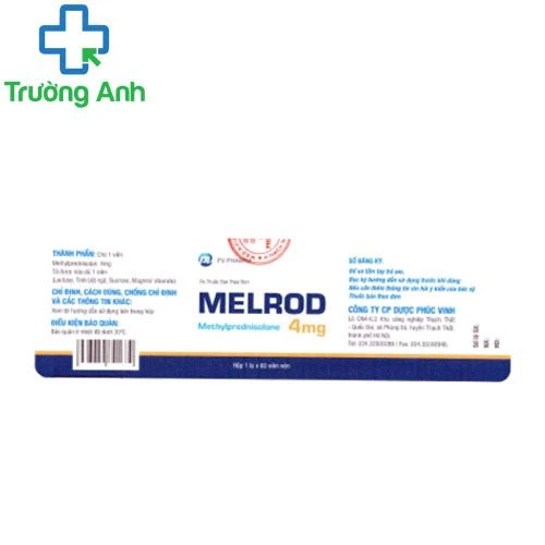Melrod PV Pharma - Thuốc điều trị bệnh viêm nhiễm, dị ứng hiệu quả