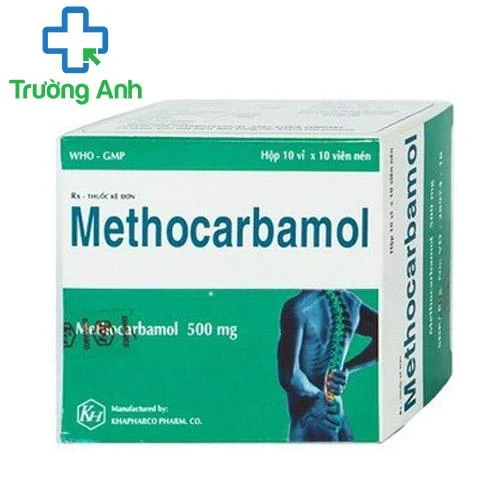 Methocarbamol 500mg Khapharco - Điều trị ngắn hạn các cơn đau