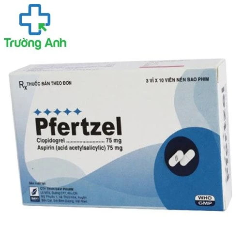 Pfertzel - Thuốc điều trị tắc mạch huyết khối, xơ vữa động mạch