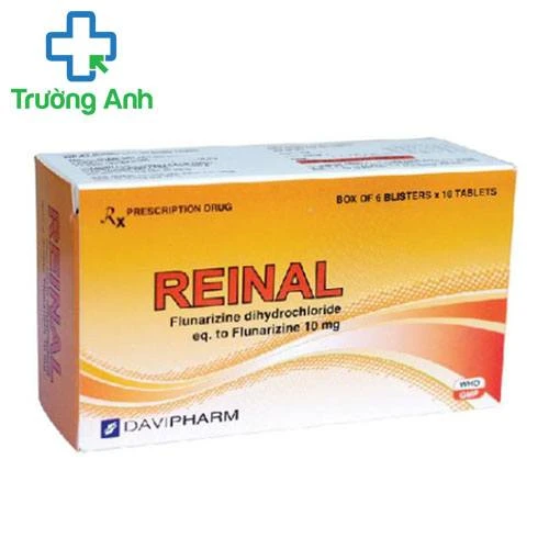 Reinal 10mg - Thuốc điều trị bệnh đau nửa đầu, rối loạn tiền đình