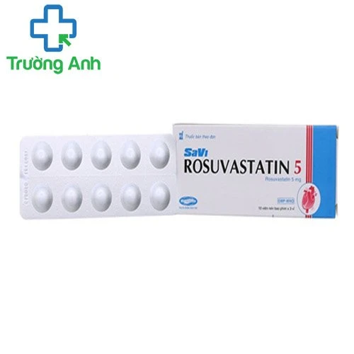 SaVi Rosuvastatin 5 - Điều trị tăng cholesterol máu