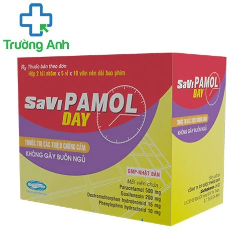SaViPamol Day Savipharm - Thuốc giảm đau hạ sốt hiệu quả