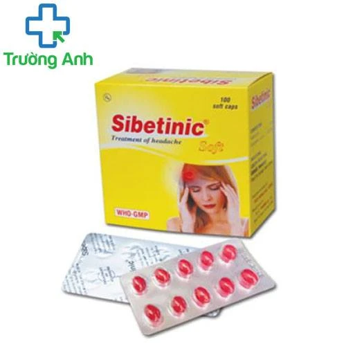 Sibetinic soft - Thuốc điiều trị đau nửa đầu, rối loạn tiền đình