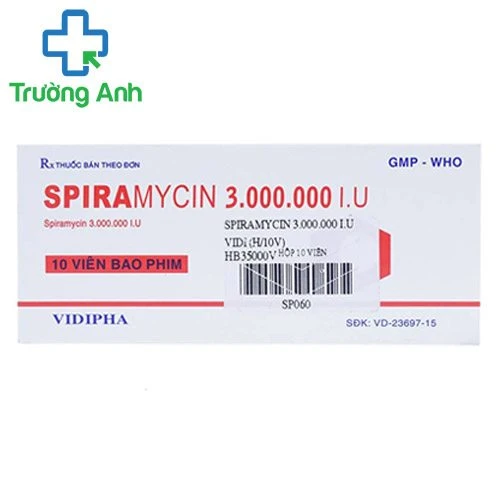Spiramycin 3.000.000I.U Vidipha - Thuốc điều trị nhiễm khuẩn