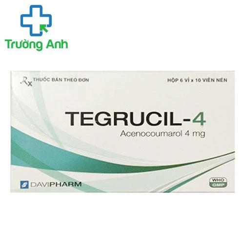 Tegrucil-4 - Thuốc điều trị bệnh tim gây tắc mạch, nhồi máu cơ tim