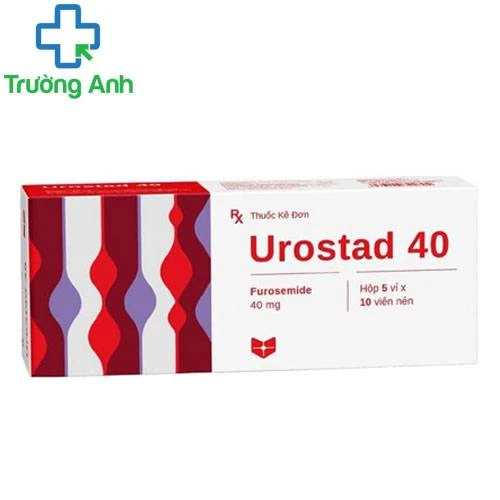 Urostad 40 - Thuốc điều trị tăng huyết áp, phù phổi cấp hiệu quả