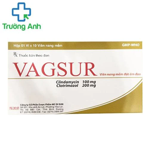 Vagsur - Thuốc điều trị nấm ở âm hộ, âm đạo của Me Di Sun