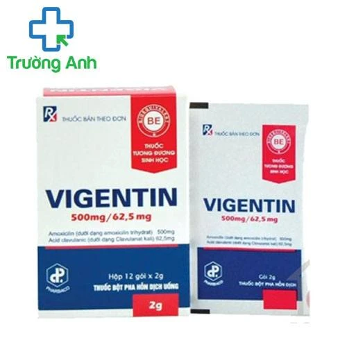 Vigentin 500mg/62.5mg Pharbaco - Thuốc điều trị bệnh nhiễm khuẩn