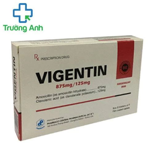 Vigentin 875/125mg Pharbaco - Thuốc điều trị bệnh nhiễm khuẩn