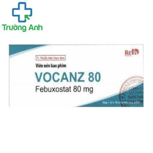 Vocanz 80 - Thuốc trị tăng axit uric máu mãn tính ở người bị gout