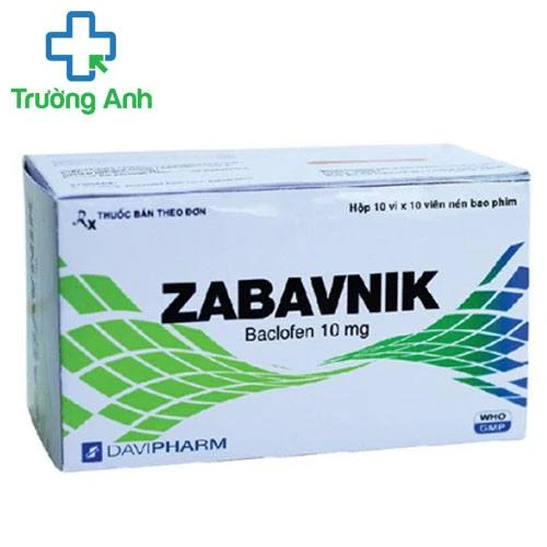 Zabavnik - Thuốc điều trị bệnh co thắt trong, tổn thương tuỷ sống, não
