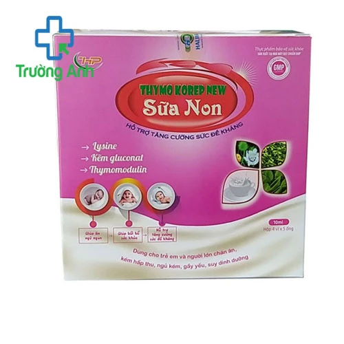 Thymo Korep New Sữa non - Giúp Ăn Ngủ Ngon, Bồi Bổ Sức Khỏe