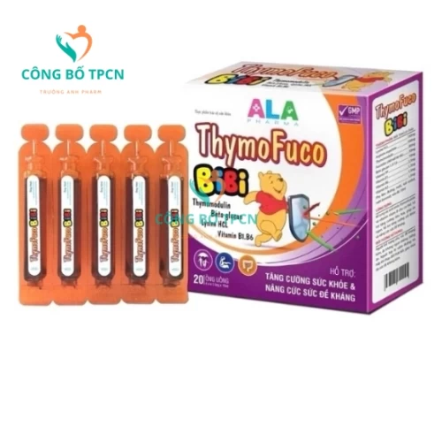 Thymofuco bibi - Bổ sung acid amin, thymomodulin, vitamin nhóm B 