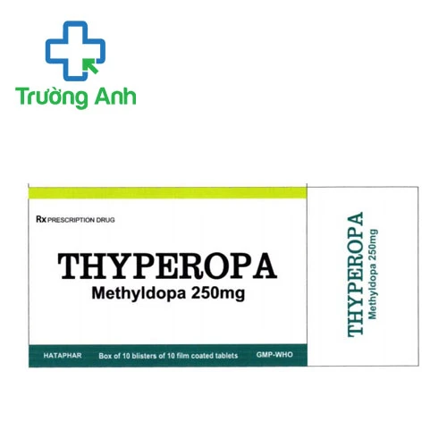 Thyperopa 250mg Hataphar - Thuốc điều trị tăng huyết áp hiệu quả