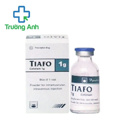 Tiafo 1g Pymepharco - Thuốc điều trị nhiễm khuẩn hiệu quả