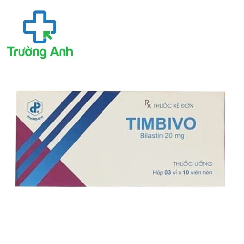 Timbivo - Thuốc điều trị viêm mũi dị ứng của Pharbaco