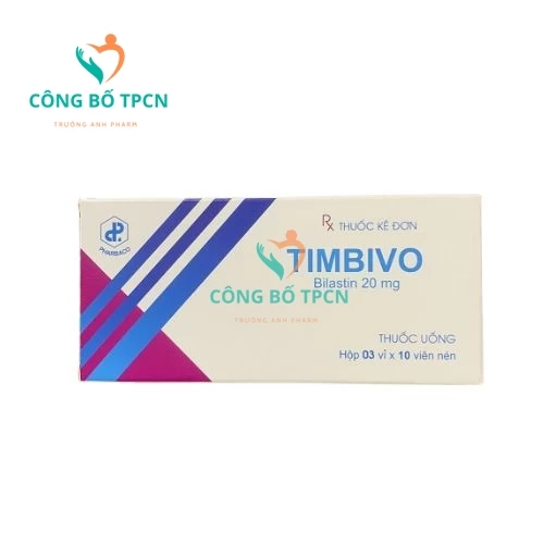 Timbivo - Thuốc điều trị viêm mũi dị ứng của Pharbaco