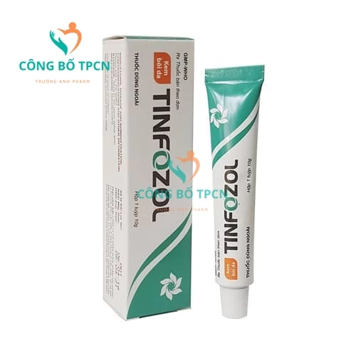 Tinfozol 10g Gianguyenpharma - Thuốc bôi da điều trị các bệnh ngoài da hiệu quả (10 hộp)