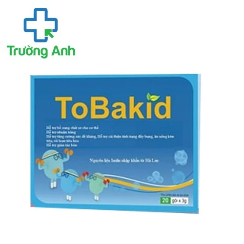 ToBakid - Hỗ trợ tăng cường sức đề kháng cho cơ thể