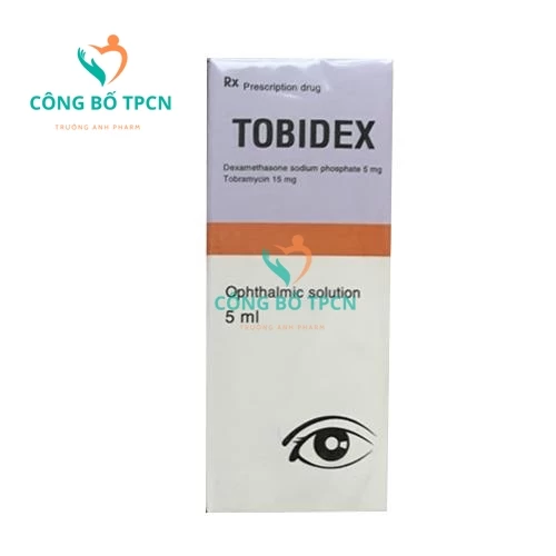 Tobidex 5ml Bidiphar - Thuốc điều trị nhiễm khuẩn mắt hiệu quả (10 hộp)