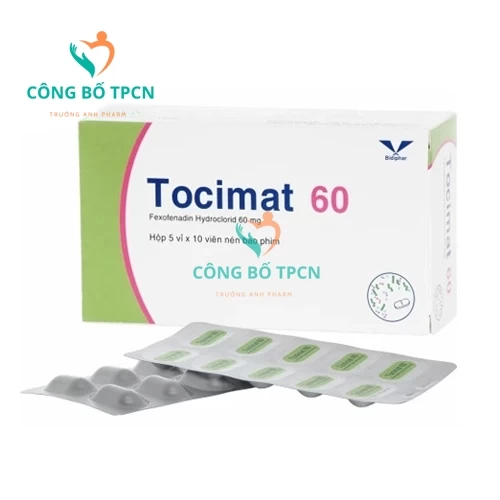 Tocimat 60mg Bidiphar - Thuốc chống dị ứng hiệu quả