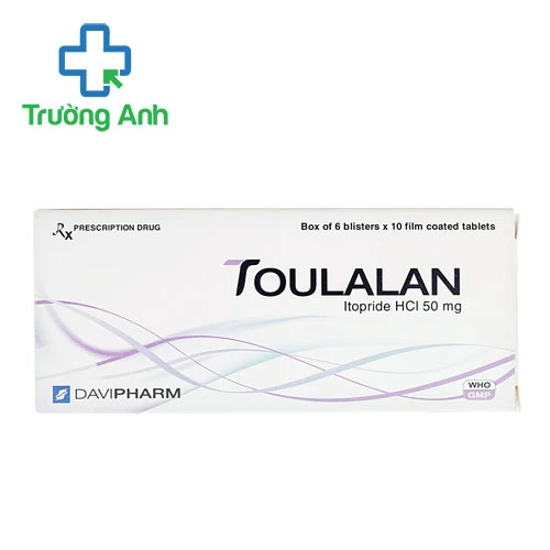 Toulalan 50mg DaviPharm - Thuốc điều trị viêm dạ dày hiệu quả