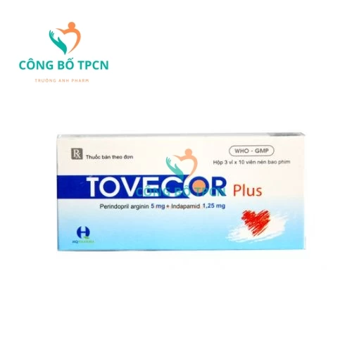 Tovecor plus Dopharma - Điều trị tăng huyết áp