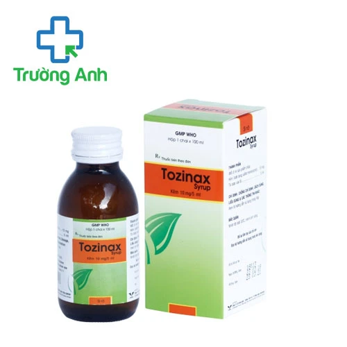 Tozinax syrup 10mg/5ml 100ml Bidiphar - Thuốc điều trị thiếu kẽm hiệu quả