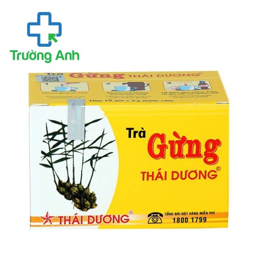 Trà gừng Thái Dương - Thuốc cốm giúp trị cảm lạnh hiệu quả