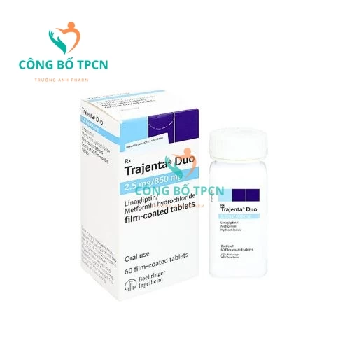 Trajenta Duo 2.5mg/850mg - Thuốc điều trị đái tháo đường tuýp 2 của Đức