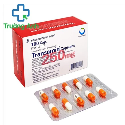 Transamin 250mg - Thuốc điều trị rong kinh, xuất huyết khi phẫu thuật